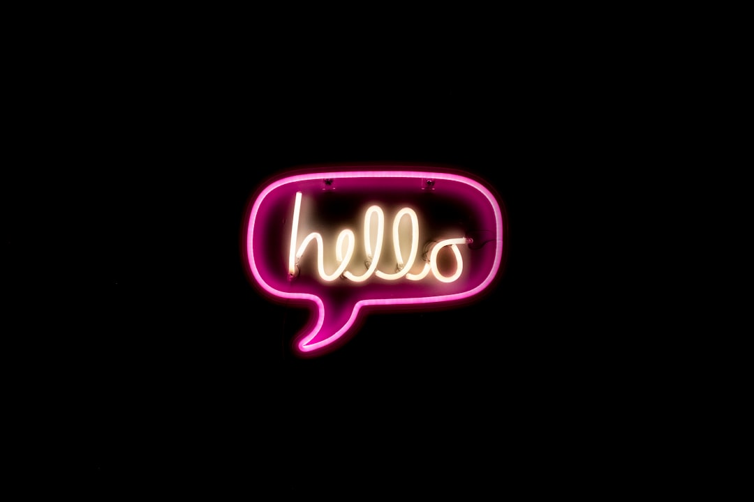 Photo Web design agency sign